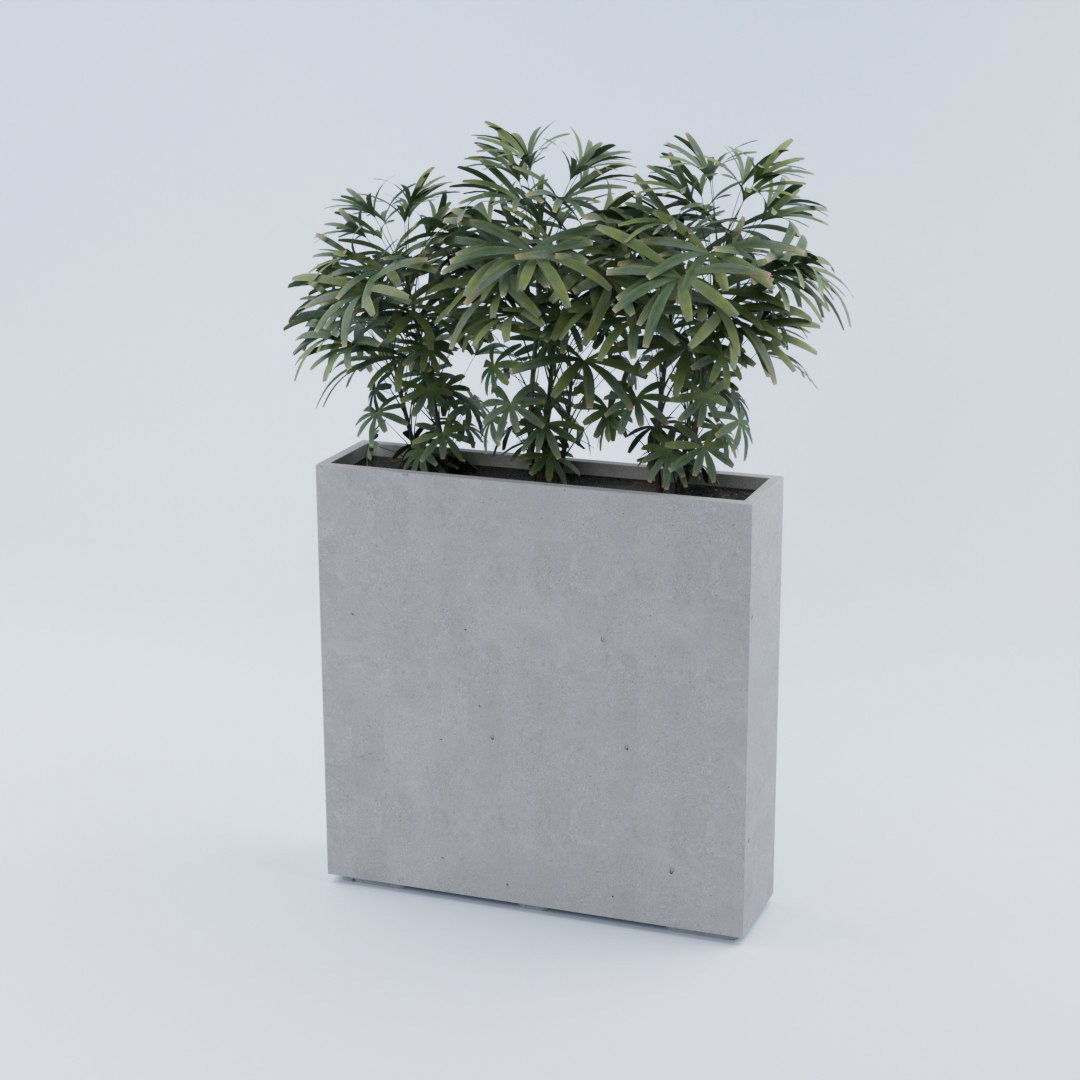 Barselona-xl1 Beton-Blumenkübel für den Außenbereich „Barcelona XL“ - Bild 1