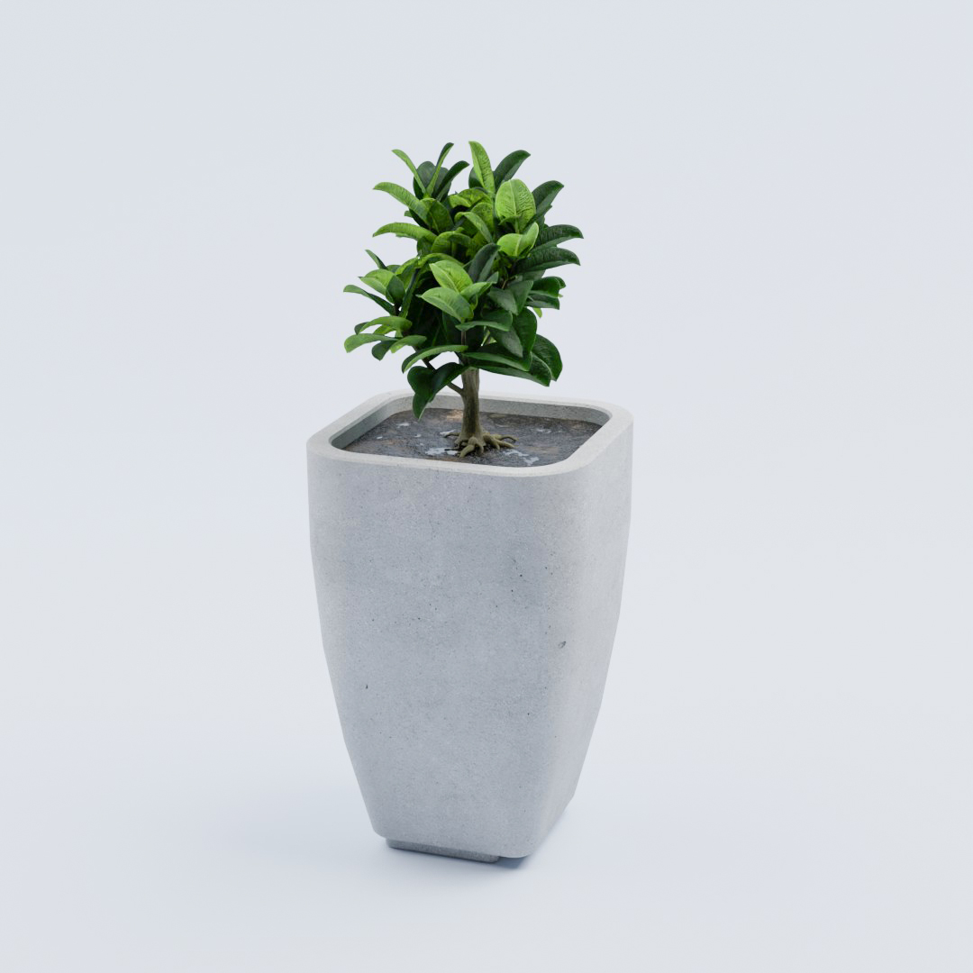 Faro-M Beton-Blumenkübel für den Außenbereich „Faro M“ - Bild 1