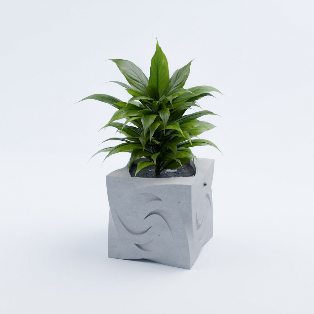 Mira-flower Beton-Blumenkübel für den Außenbereich „Mira“ - Bild 1