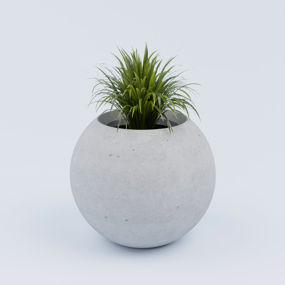 Sphera-S1 Beton-Blumenkübel für den Außenbereich „Sfera S“ - Bild 1